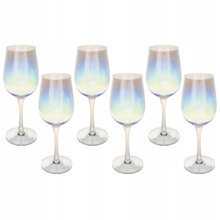 Sklenice na víno Fantasy, 6,380 ml, průhledné