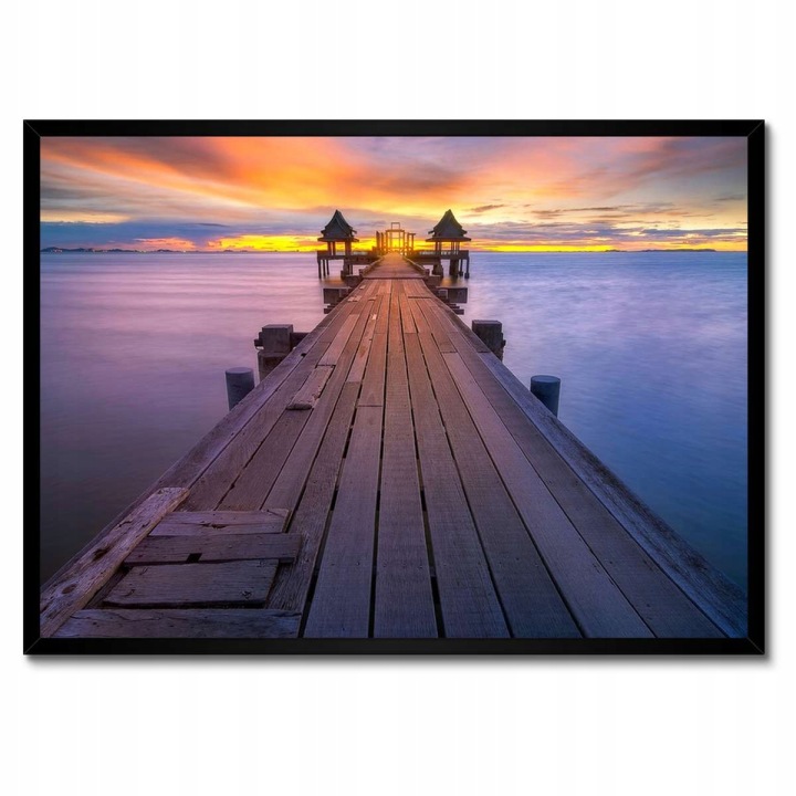 Plakáty v rámu 70x50 Most při západu slunce