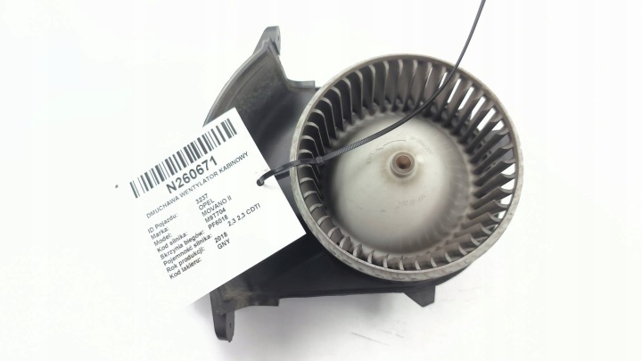 heating fan cab 173830100 OPEL MOVANO II B