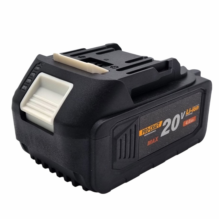 Akumulátor Li-Ion Procraft 20 V 4 Ah je vhodný pro nářadí Makita