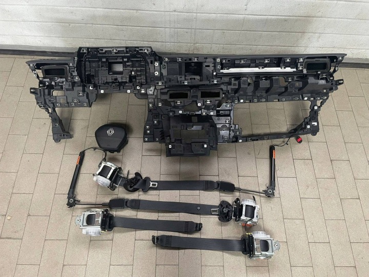 Console Kit Airbag complet tableau de bord Airbag PASAZER KIEROWCA Ceintures de sécurité avant RENAULT 4 e-tech