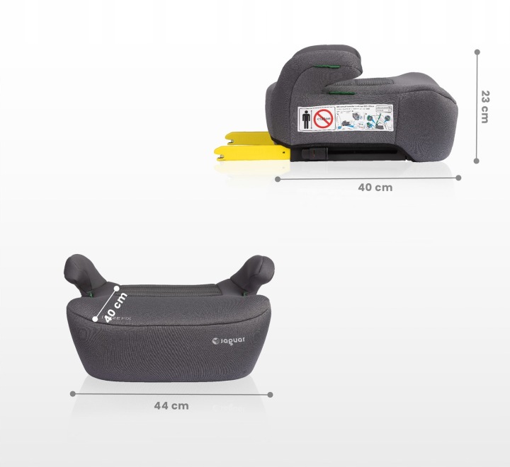 Автокрісло підставка ISOFIX 125-150 см I-SIZE сидіння бустер — фото 2