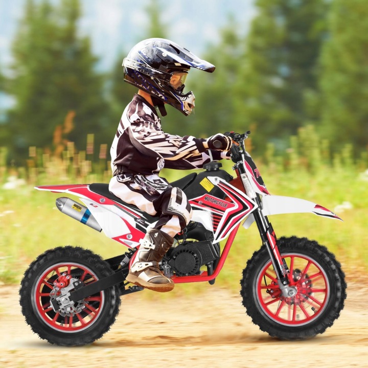 Міні Cross XTR 701 49 см³ (Pull Start) Бензиновий для дітей 6+, Червоний — фото 12