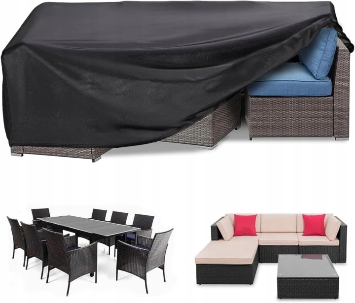 Obal na zahradní nábytek pro židle a stůl, voděodolná plachta 213×132 cm