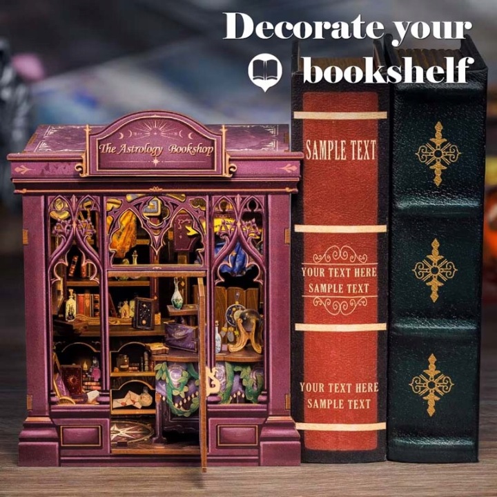 Мініатюрний будиночок міні Book Nook Астрологія щастя — фото 6