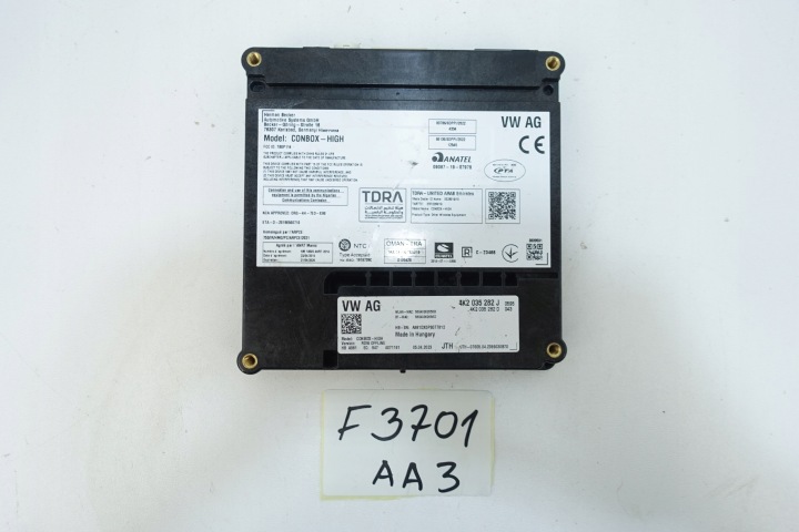 VW AUDI SKODA SEAT modul Bedienteil WEZWANIA POMOCY SOS CON-BOX 4K2035282J