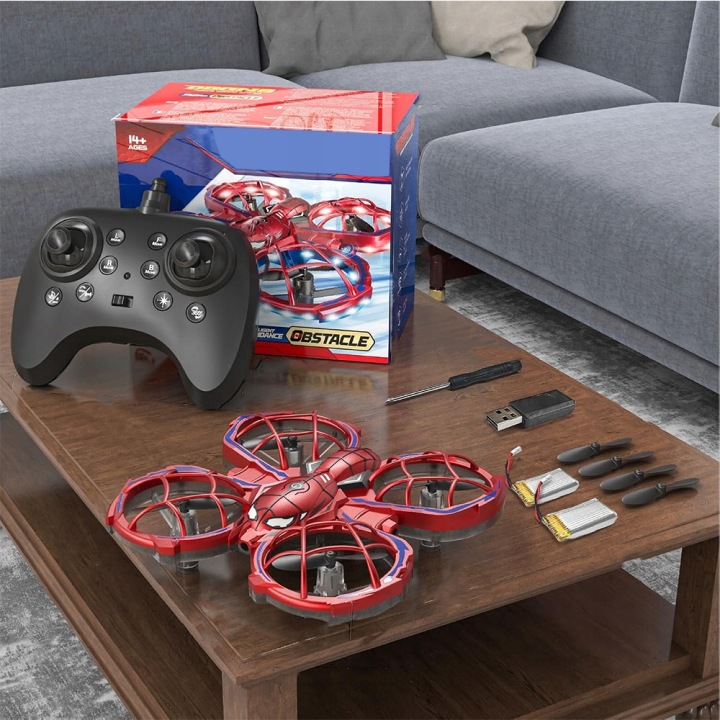 MINI DRON QUADROCOPTER дистанційно керований компактний місткий для акумуляторів — фото 2