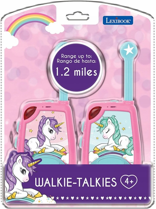 Lexibook Єдиноріг Рації TW25UNI Walkie Talkie дальність до 2 км — фото 2
