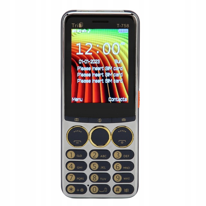 Телефон мобільний T 758 2G, Bluetooth 2.0 великої гучності і багатофункціональний — фото 7