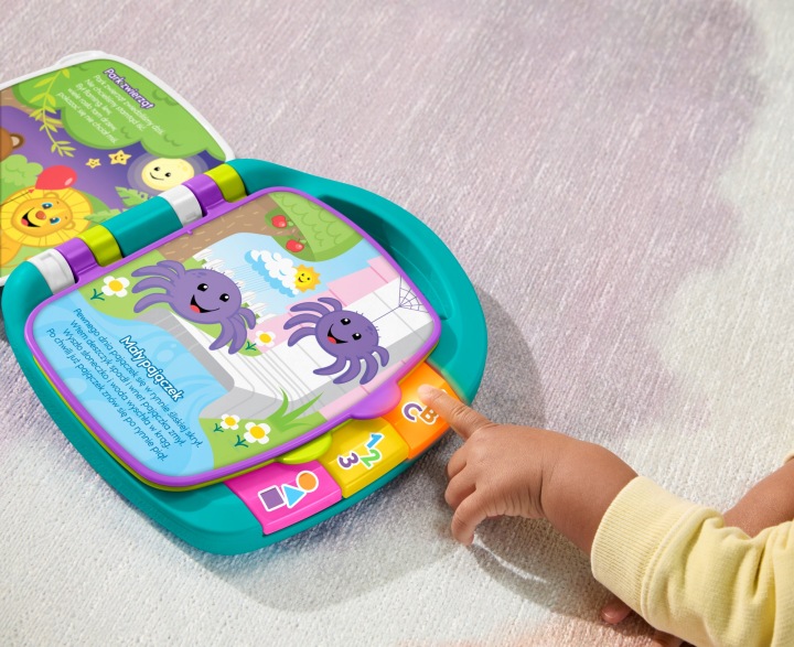 FISHER PRICE Книжечка З Віршиками книжечка інтерактивна для малюка — фото 8