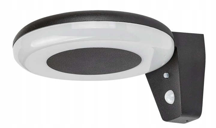 Solární nástěnné svítidlo s pohybovým senzorem Led 4W Certovo černé 77010 Rabalux