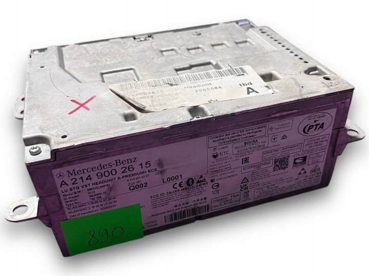 MERCEDES W214 RADIO NAVI 2149002615 #890 @M