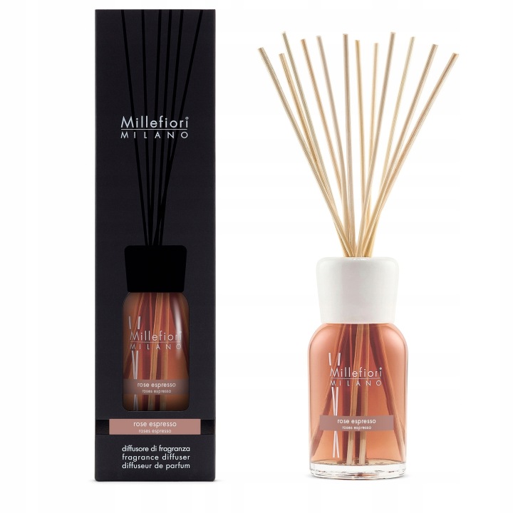 Millefiori Tyčinky Rose Espresso 500 ml