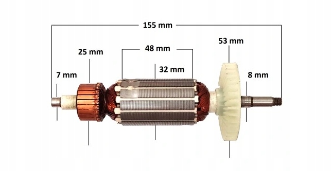 Oběžné kolo pro brusku 125 Sparky M650, M720, M850E (jk 157)