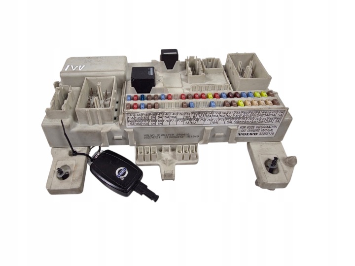 VOLVO C30 S40 V50 Kasten der Sicherungen BSI + Schlüssel 31254749