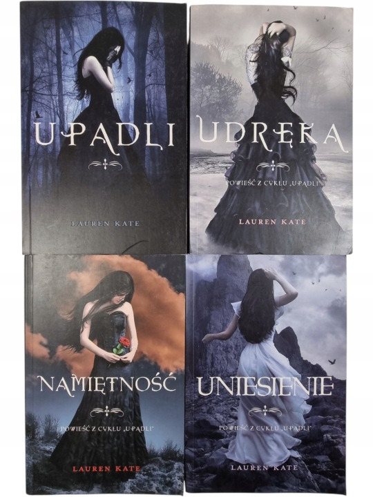 Zdjęcie egzemplarza: Upadli Tomy 1-4 / Namiętność Uniesienie / Lauren Kate zestaw
