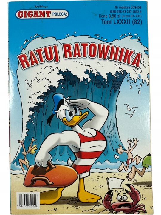 Zdjęcie egzemplarza: Ratuj ratownika / Gigant Poleca / Komiks nr 82 / rok 2007