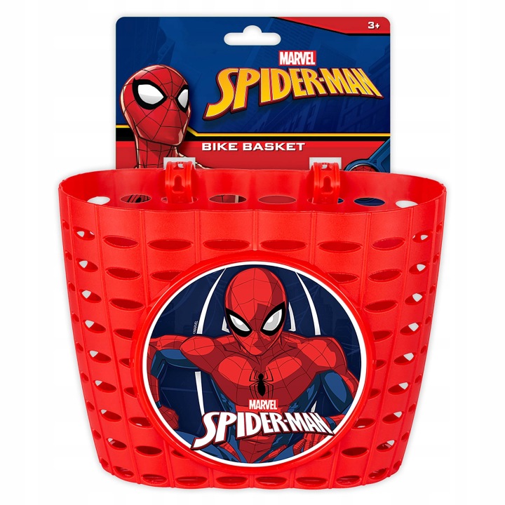 Spider-Man кошик на велосипед дитячий, кошичок На Кермо для самоката — фото 7