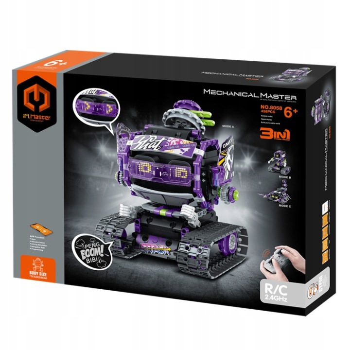 IM. MASTER RC кл. робот програма. 3 в 1 458 ел. 8058 41339 iM. Master