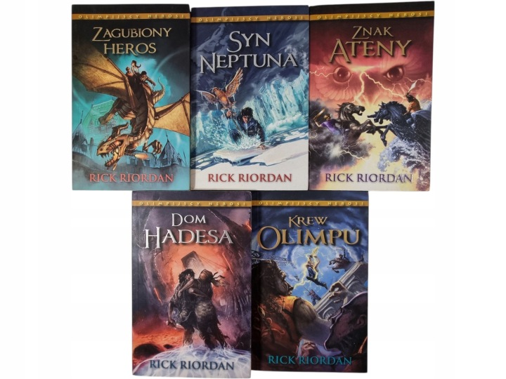 Zdjęcie egzemplarza: Olimpijscy Herosi 1-5 / Rick Riordan / komplet
