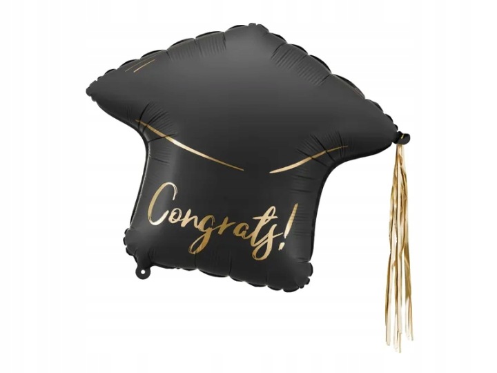 Повітряна кулька фольгована шапка CONGRATS! 60x55 см — фото 2