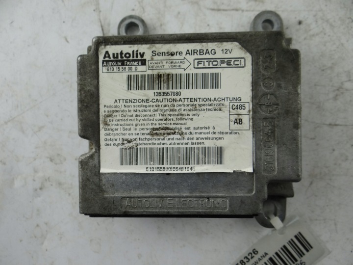 modul SENSOR AIRBAG FIAT FIORINO 610 15 58 00D