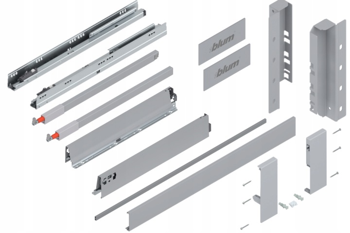 Blum Tandembox 500 Šuplík , střední vnitřní, C, šedá