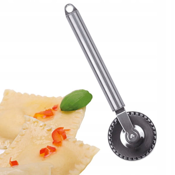 Nůž na ravioli knedlíky těstoviny těsto strojek radýlko kolečko vykrajovátko