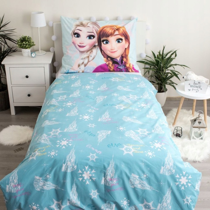 Комплект постільної білизни Jerry Fabrics Крижане серце 140x200 см різнокольоровий — фото 2