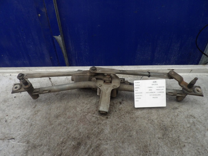 Skoda Fabia e meccanismo motorino tergicristalli anteriore 6Q1955119A 0390241524