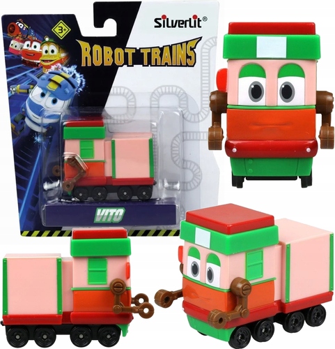 Локомотив VITO потяг ROBOT TRAINS - SILVERLIT — фото 8