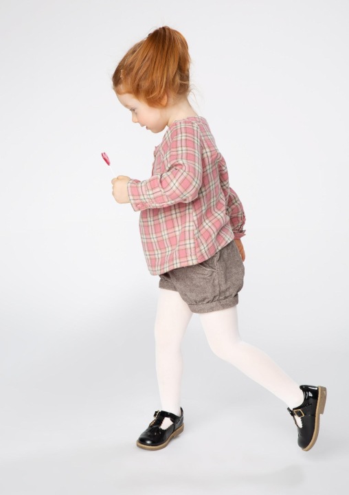 MARILYN білі щільні колготки дитячі PIPPI MICRO 40 білий 128/146 — фото 2