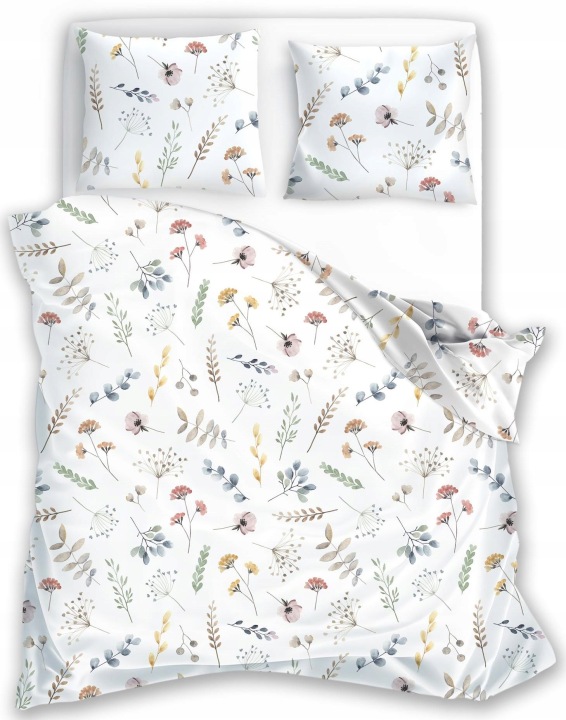 Jemné A Příjemné Na Dotyk Bílé Lůžkové Povlečení Meadow Elegantní Povlečení 160x200