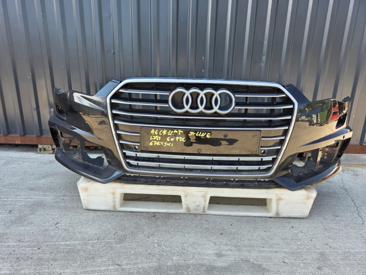 nárazník předek AUDI A6 C7 LIFT S LINE ostřikovače 6 X PDC LZ9Y !!!