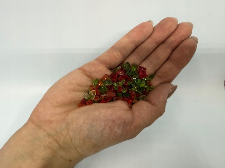 Dekorativní skleněná miska Garden Grit mix barev (101) 10 kg
