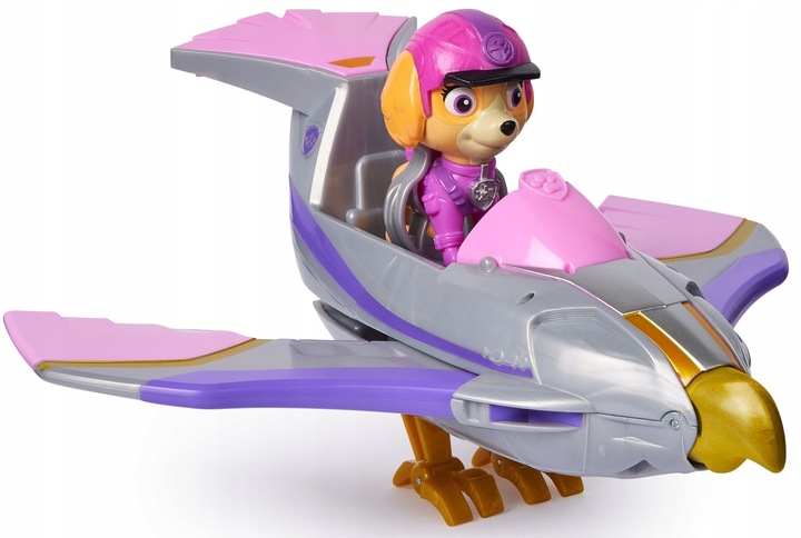 PSI PATROL SKYE POJAZD Z DŻUNGLI HERO JUNGLE PUPS + FIGURKA Marka Spin Master