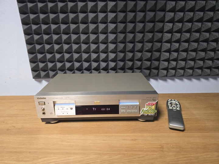Odtwarzacz CD Technics DVD-A10 srebrny, Używany • Cena • Opinie