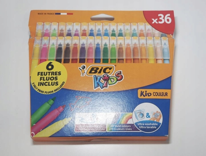 Фломастери Kids Couleur 36 шт. BIC (виставковий) — фото 7