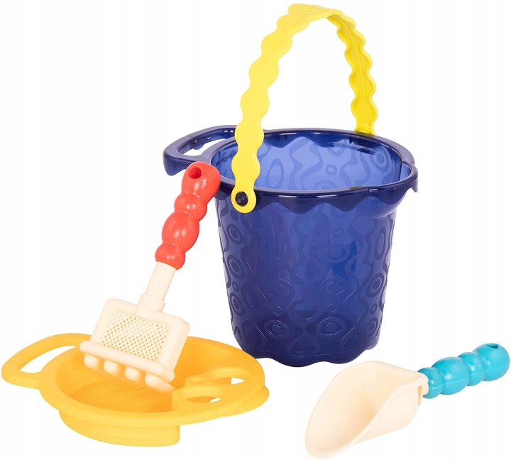 Гігантська wywrotka + іграшки пляжні набір синій B.Toys 18 міс.+ — фото 4