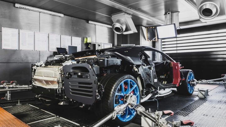 Bugatti Chiron 5B4 Paraurti anteriore posteriore, Spoiler, Front Rear Bumper
