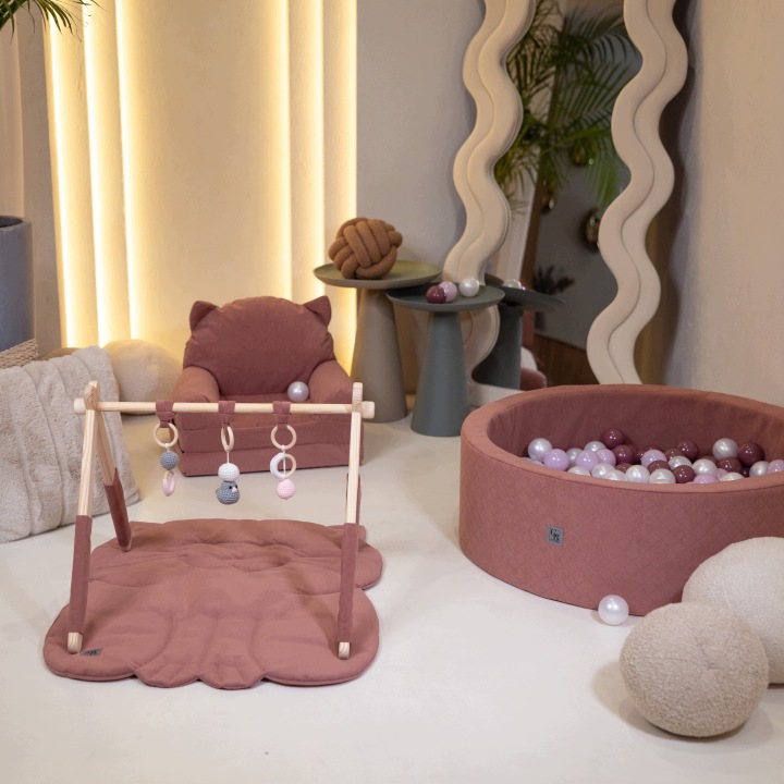 Стійка розвивальна Килимок Іграшки Набір подарунок на baby shower baby gym VELVE — фото 4