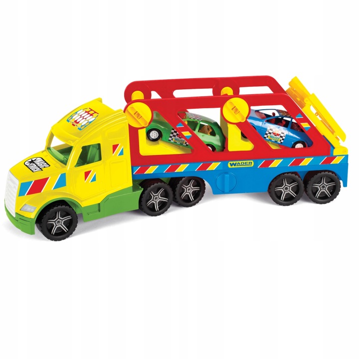Wader 36361 Транспортний засіб великий Magic Truck basic Laweta з машинками
