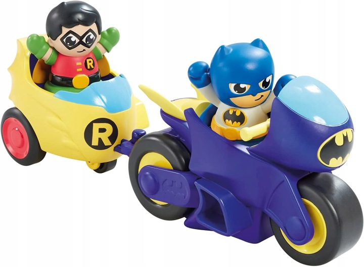 Batmotor Batman Robin ToomiesTOMY 2 в 1 мотоцикл фігурки E73260 для дітей 1+ — фото 4