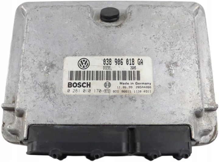 VW PASSAT B5 Computer Bedienteil DES MOTORS 1.9 TDI 038906018GA 0281010170