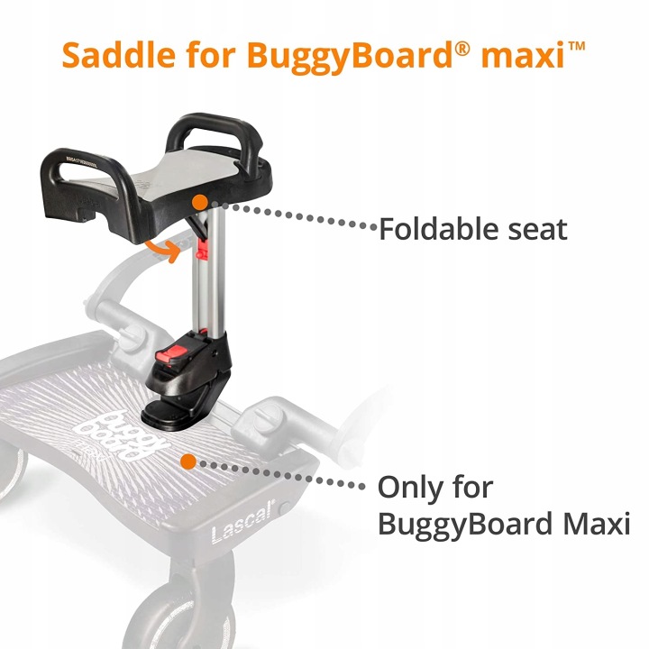 BUGGYBOARD SADDLE Сідло для приставного ліжечка Lascal - Синій — фото 2