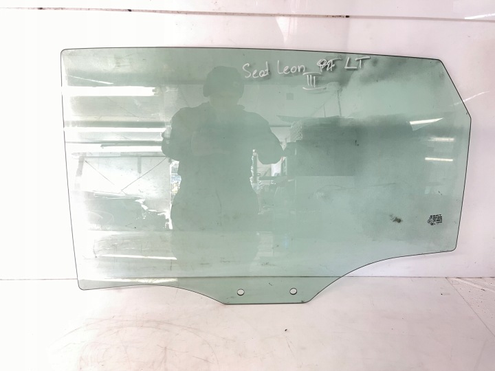 vetro finestrino porta portiera SEAT LEON III 5F 5 porta portiera 2013r. sinistra posteriore originale