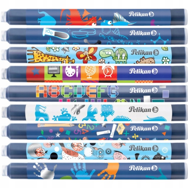 Патрони для пера вічного чорнильні довгі Griffix 5 шт. PELIKAN — фото 5