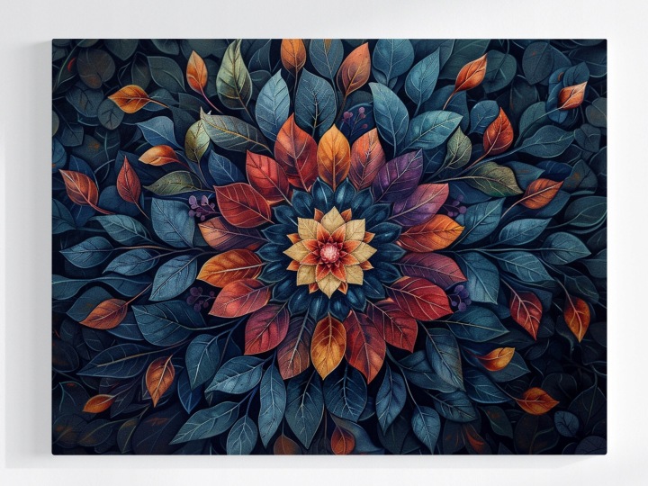 Plakát Mandala Listy Podzim Příroda Dekorace 100x75