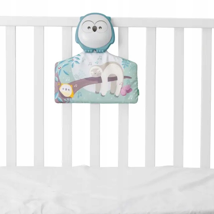 CHICCO інтерактивний килимок для немовлят 2 в 1 сова два режими: денний і нічний (вживаний) — фото 3