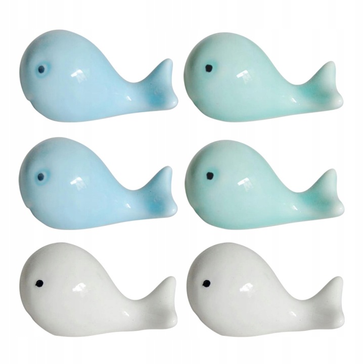 6 шт. Cute Fish Палички для їжі Stand Керамічний Holder для Для годування — фото 4